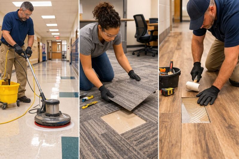 DIY Flooring for Educational Facilities School Flooring Maintenance Repairs
